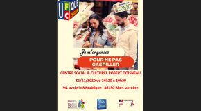 Rendez-vous conso à Biars-sur-Cère Vendredi 21 novembre 2025